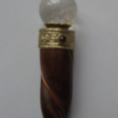 Rosewood, Copper, crystal wand, Healing tools, Wand, Crystals, Gemstones