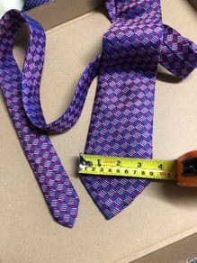 Designer silk tie PINK