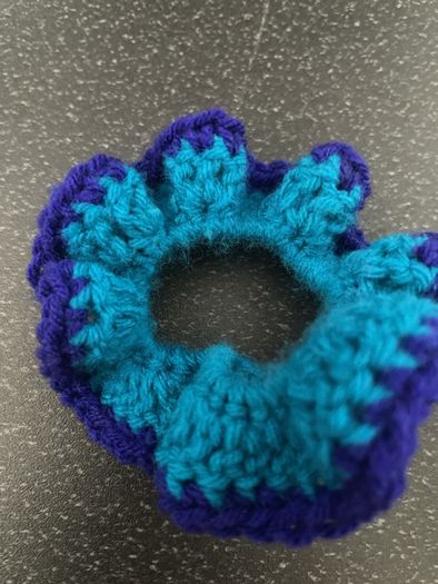 crocheted scrunchies