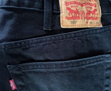 Levi Jeans black 501 buttonfly NEW