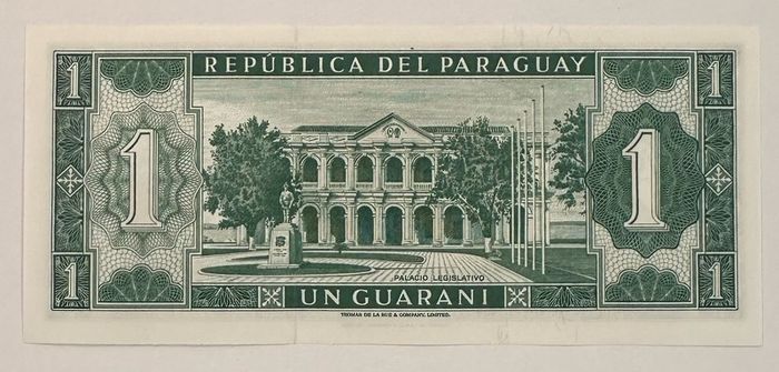 Paraguay 1 Guarani 1952 Banknote