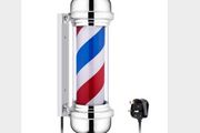 Rotating Strips LED Barber Pole Light Red White Blue