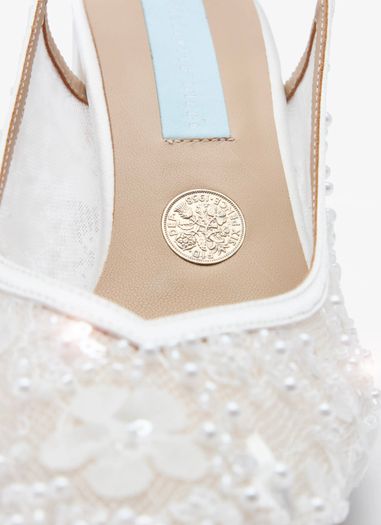 Charlotte Mills Wedding Shoes SIZE EU 37