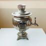 Brass plated electric Samovar 1988 made in the Soviet Union  working fine Image 8