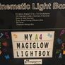 Two Magiglow Led Light Boxes  With Extra Letter Packs Image 3