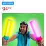 Danny go glow sticks Image 3