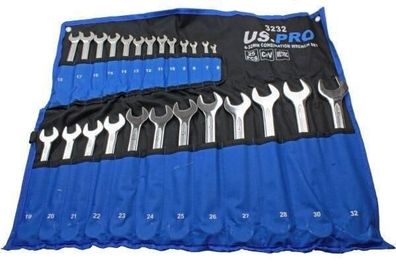 25 Piece Metric Combination Spanner Set