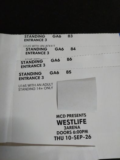 Westlife Tickets