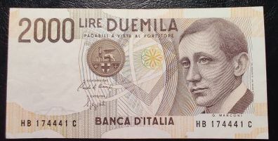 2000 Lire (Marconi) 1990 Italy