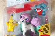 Pokemon Battle Figure Set 2025 Pikachu + Galarian Ponyta + Gible PKW4097 NEW