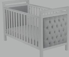 crushed velvet cot bed