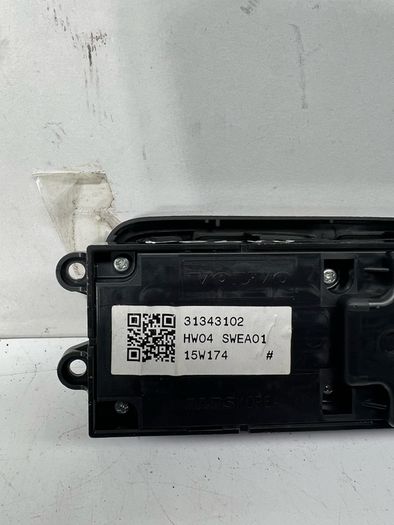 Volvo Xc60 2015 Window Control Switch Panel Front Right Driver Side 31343102 A2l11b1s