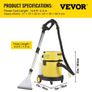 NEW SALE | Wet Dry Vacuum Cleaner, 5.3 Gallon 2 Peak HP, 4-in-1 Portable Shop Vacuum w/ Blow & Spray Function, Remote Control, HEPA & Sponge Filtration, 5 Brush for Household, Car Image 4