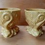 Beach Bum Berry Real Ceramic Tiki Mugs x 2 - Tiki Ceramic Goblets Image 5