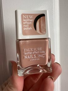 Nails Inc faux suede effect in the colour 100% genuine