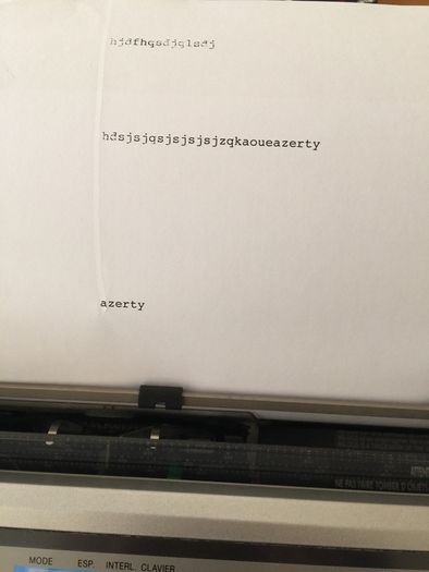 Panasonic FRENCH word processor