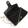 Womens black handbag with LOve Birds Image 5
