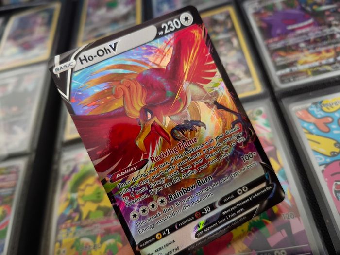 Ho-Oh V ! Ultra Rare ! from Silver Tempest Set ! 2022 ! Pokemon Card !