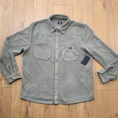 Hurley Fleece Men's Snap Button Overshirt Size XL-XXL Shacket