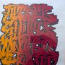 Inkie Signed Limited Edition Print - "Alphabet" - 6/30 - Framed Image 4