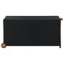 Garden Storage Box Black 120x65x61 cm Poly Rattan Image 4