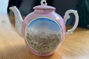 Victorian Porcelain Souvenir Teapot