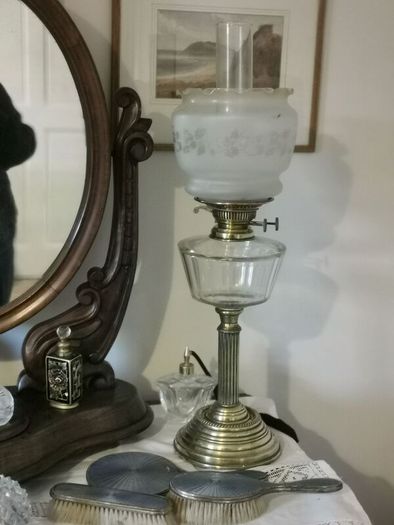 Antique Oil Lamp