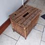 Vintage Wicker Storage Basket/Box Image 2