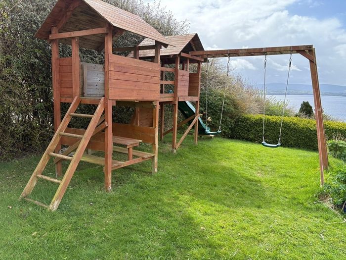 Megafort mountain jungle gym climbing frame play centre
