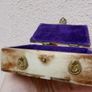 Vintage Ottoman Style Camel Bone and Brass Trinket Box 10cm x 7,5cm H 5cm Image 5