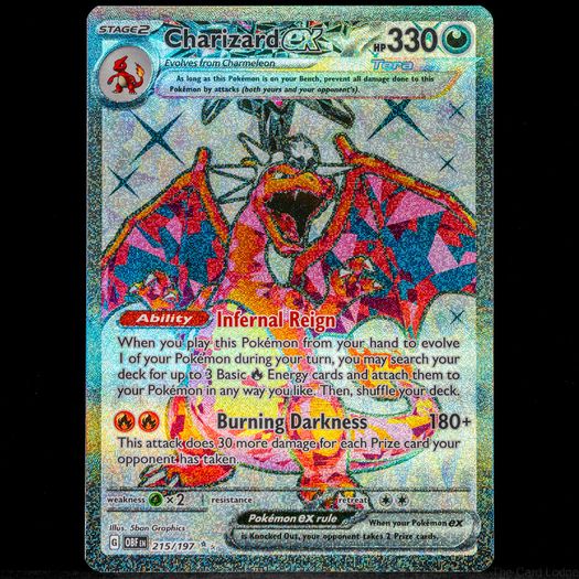 Charizard EX 215/197 Ultra Rare Holo S&V Obsidian Flames Pokemon Card