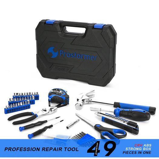 49Pcs Tools Set Household Tool Box herramientas Screwdriver Knife Hammer Woodworking Hand Car Repair