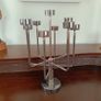 8-Arm Chrome Tealight Candelabra Image 3