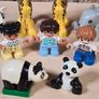 Lego Duplo Animals Figures Bundle Baby Giraffes Panda Adult And Baby Elephant Girl Boys Image 4
