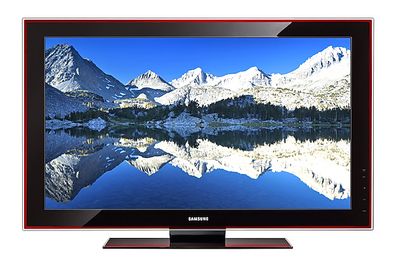 Samsung LCD TV + wall TV mount