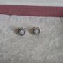 Pandora dazzling  earrings clear cubic zirconia very good condition Image 2