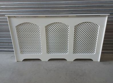 white radiator cover