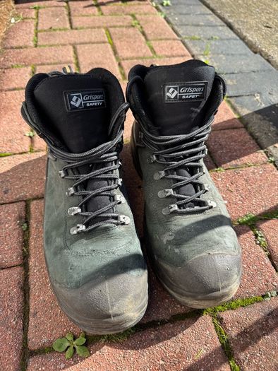 Gri Sport Safety Boots Uk9
