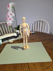 Artists dummy articulated