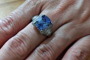Sterling Silver Ring - Size T - Stamped for Silver (S23)
