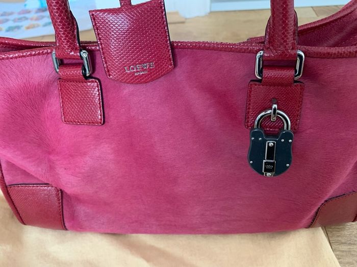 Loewe pink bag