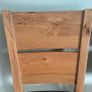 4 solid oak chairs Image 3