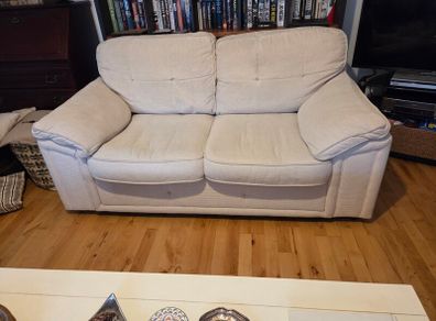Cream sofa