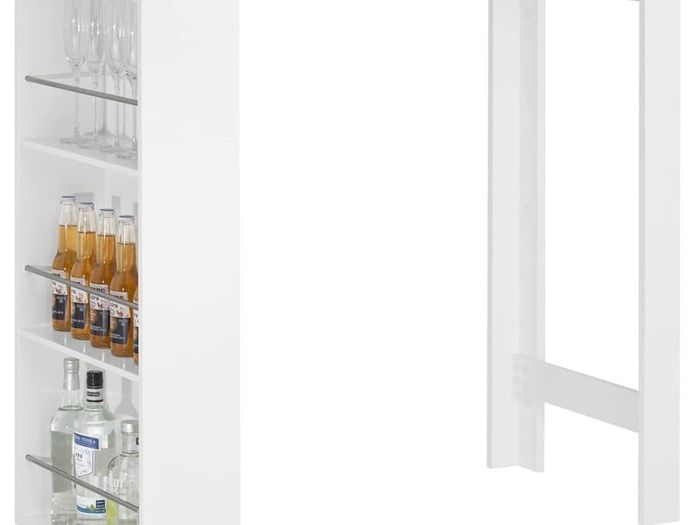 Bar Table with Integrated Home Bar Dining Table