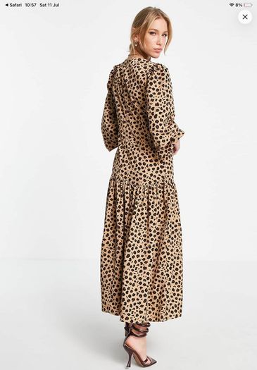 Maxi dress Never Fully Dressed Delilah Lucia Dress in leopard print 10