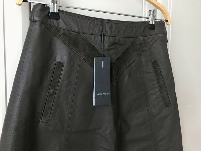 Vero Moda Leather skirt bnwt (10)