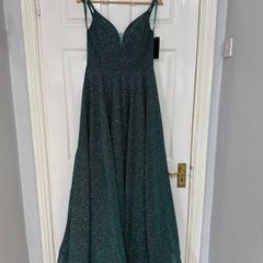 Green Sparkle Ball Gown