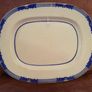 Large Antique Ironstone Turkey / Meat Platter Simple Design Image 3