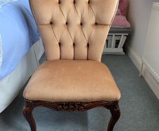 antique nursing chair