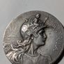 French Art Nouveau Silver Medal Image 3
